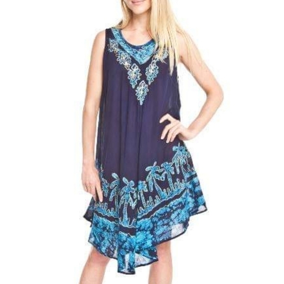 Highness NYC Beach Boho Dress Cover Up Sm/Lg OS - Picture 6 of 6